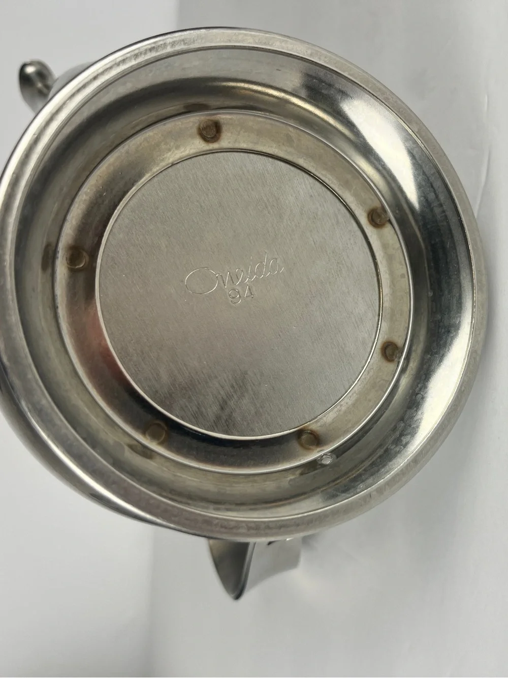 Vintage Oneida Stainless Steel Coffee Tea  Pot # 94